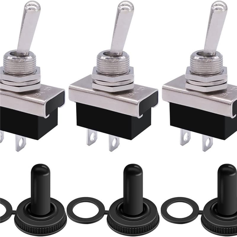 Interruptor de botão Base de baquelite 12V25A KN3 (D) -101 Interruptor de alternância de balancim Furo aberto 12MM
