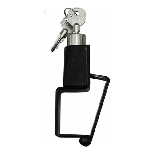 Cadeado Aço Portão Carro Moto Chave Tetra Pacri 60x45 Mm Preto