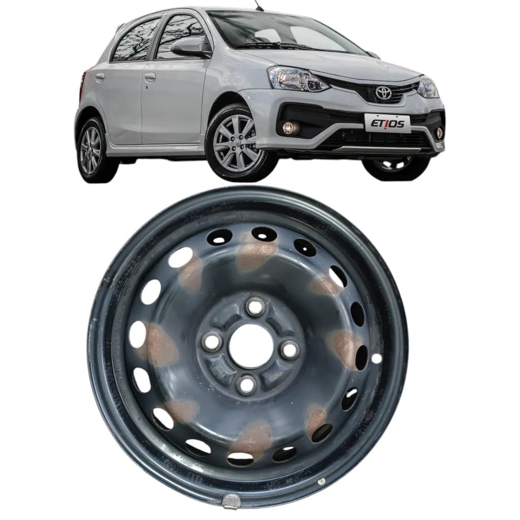 Roda de Ferro Aro 14 Toyota Etios Corolla Yaris Original Toyota