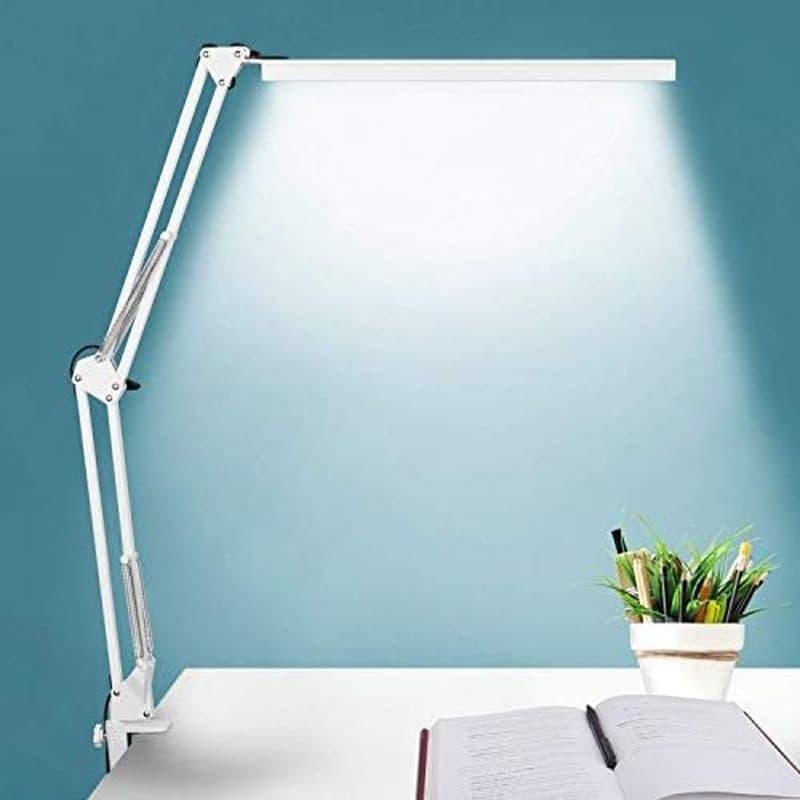 Candeeiro De Mesa LED , Para Manicure , Cabeça De Lâmpada De 16 " , Luz De Desenho Regulável Cuidados Com Os Olhos 3 Mod