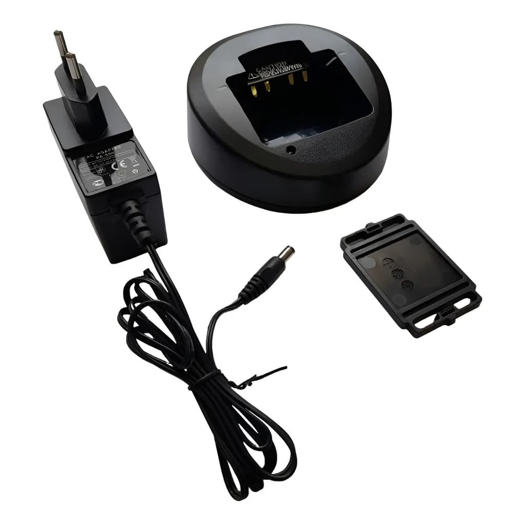 Kit De Fonte E Base Do Carregador Radio Vertex Vx 261