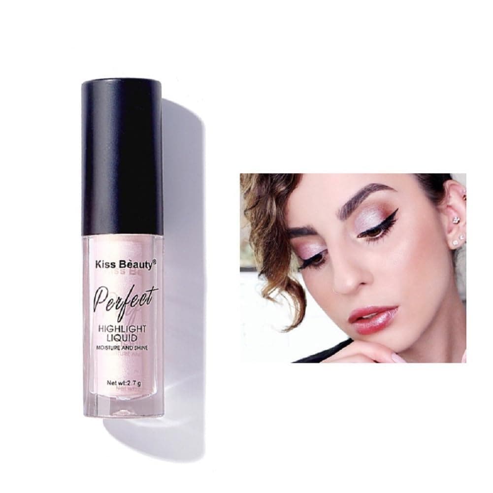 KISS BEAUTY Iluminador Facial de Longa Duração, Base Líquida Iluminadora, Corretivo Líquido, 3.5g (3, 3.5g)