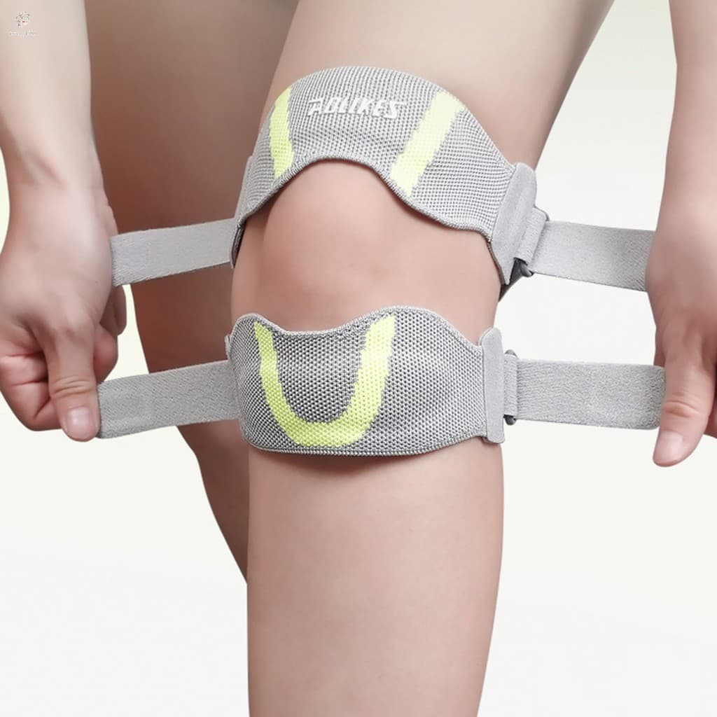 Joelheira De Patela De Alça Dupla Com Suporte De Compressão Para Corrida Fitness Feita Por Artesanato Alemão Absorção De