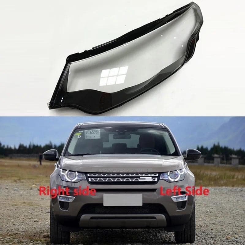 Faróis Lente Escudo Capa Do Farol Abajur Transparente Sombra De Lâmpada De Vidro Para Land Rover Discovery Sport 2015 20