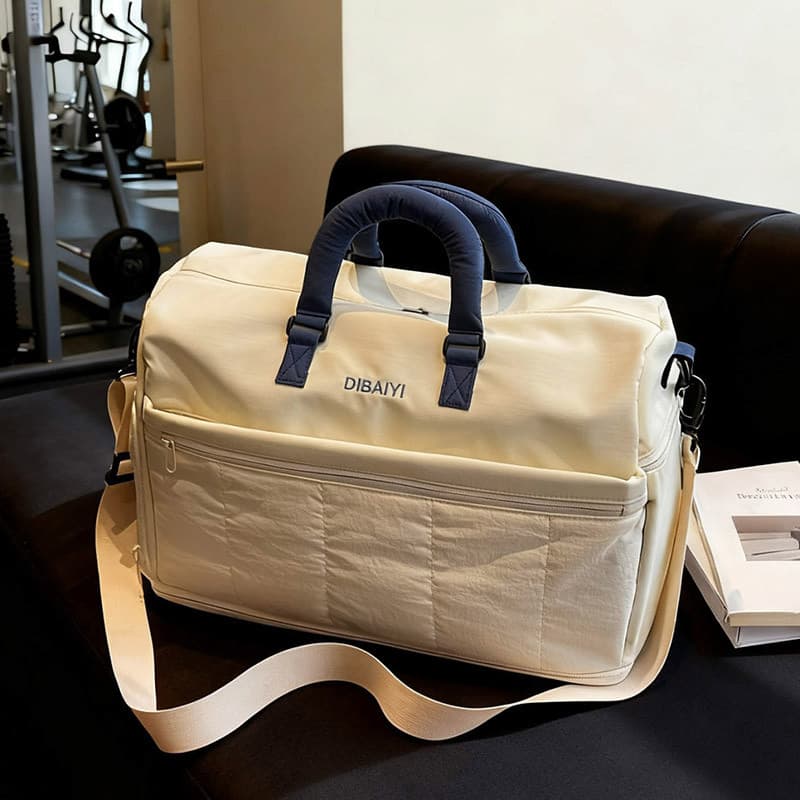 Bolsa de viagem Fashion de grande capacidade feminina, bolsa de bagagem de mão para viagem de negócios de curta distânci