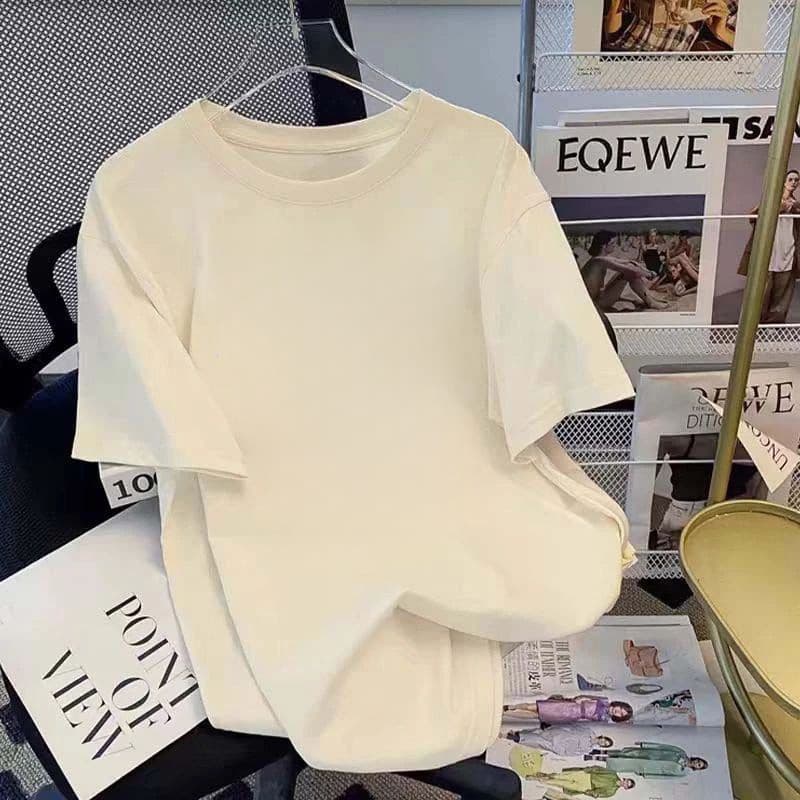 0622 velsiss Disponível em várias cores Blusa preta com acabamento estonado oversize Blusa branca camiseta brasil