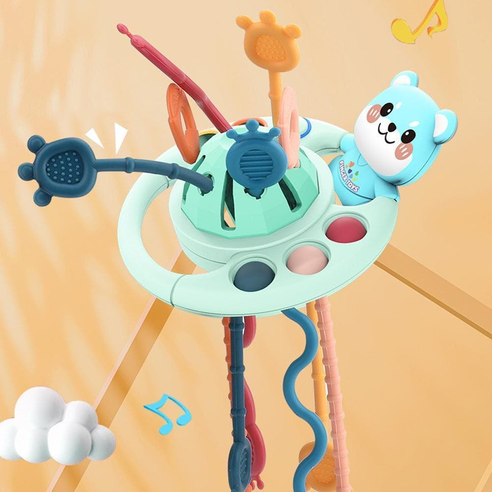 Puxar Corda Brinquedo Educacional Interativo Brinquedos Dedo Criança Precoce O2t0
