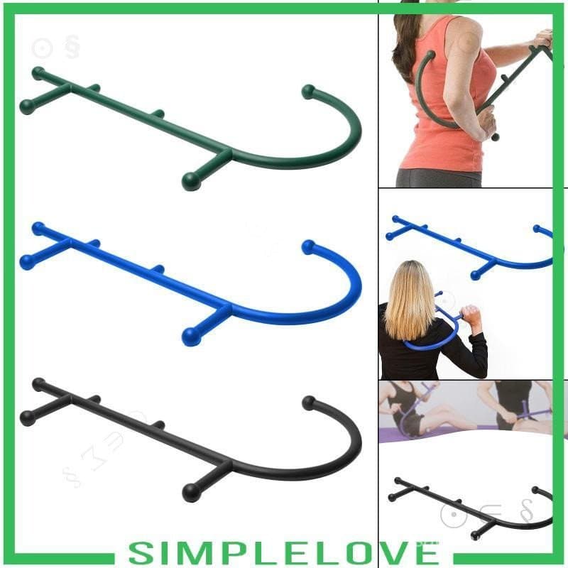 Ferramenta de Massagem de Pontos de Gatilho [Simples], Versátil, Portátil, para Massagem Profunda dos Tecidos, Gancho de