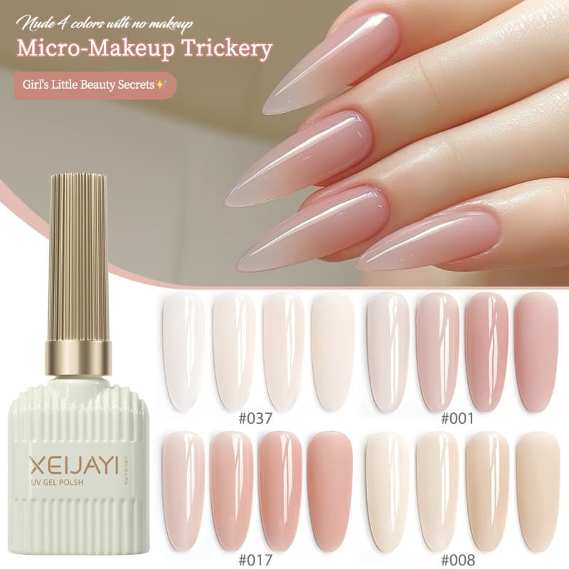 Unhas De Gel Nude Nova Tendência 2025 Efeito Natural Uso Profissional