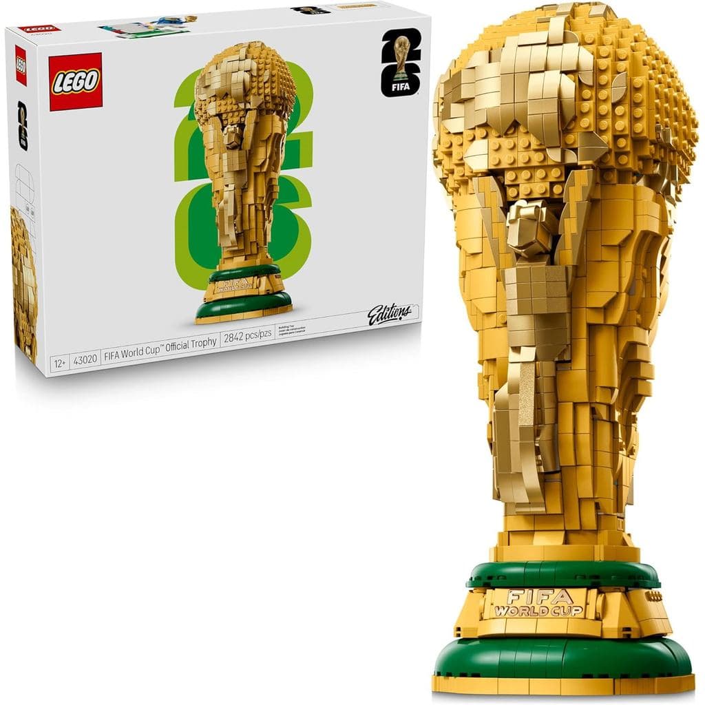 LEGO Editions FIFA World Cup Official Trophy Building Set - Kit para Exibição em Quarto, Escritório em Casa, Estante de