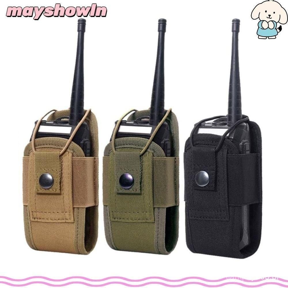 MAYSHOWLN Bolso De Suporte Para Bolsa De Cintura , Portátil Walkie Talkie De Rádio Molle 1000D , Resistente Ao Desgaste