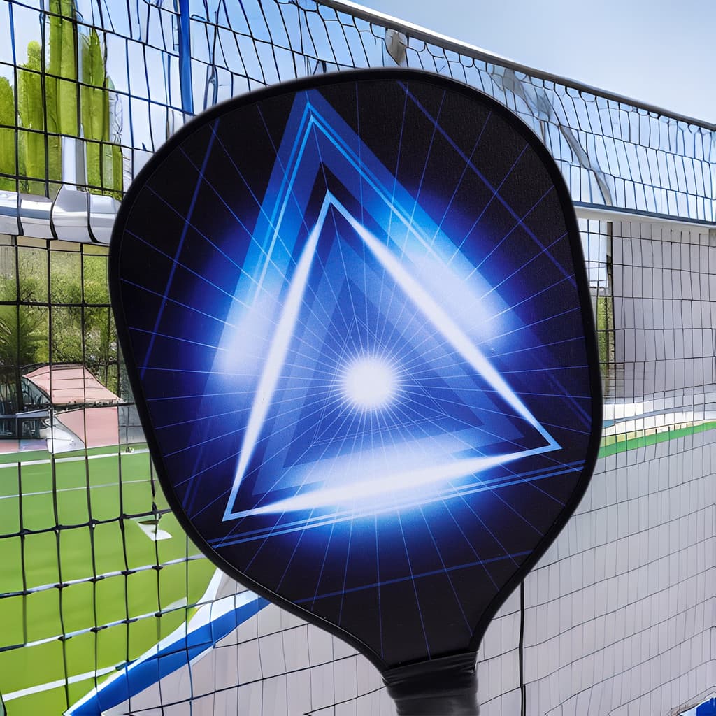 Poplar raquete de picles de madeira borda raquete esportes ao ar livre bola pickle raquete de tênis