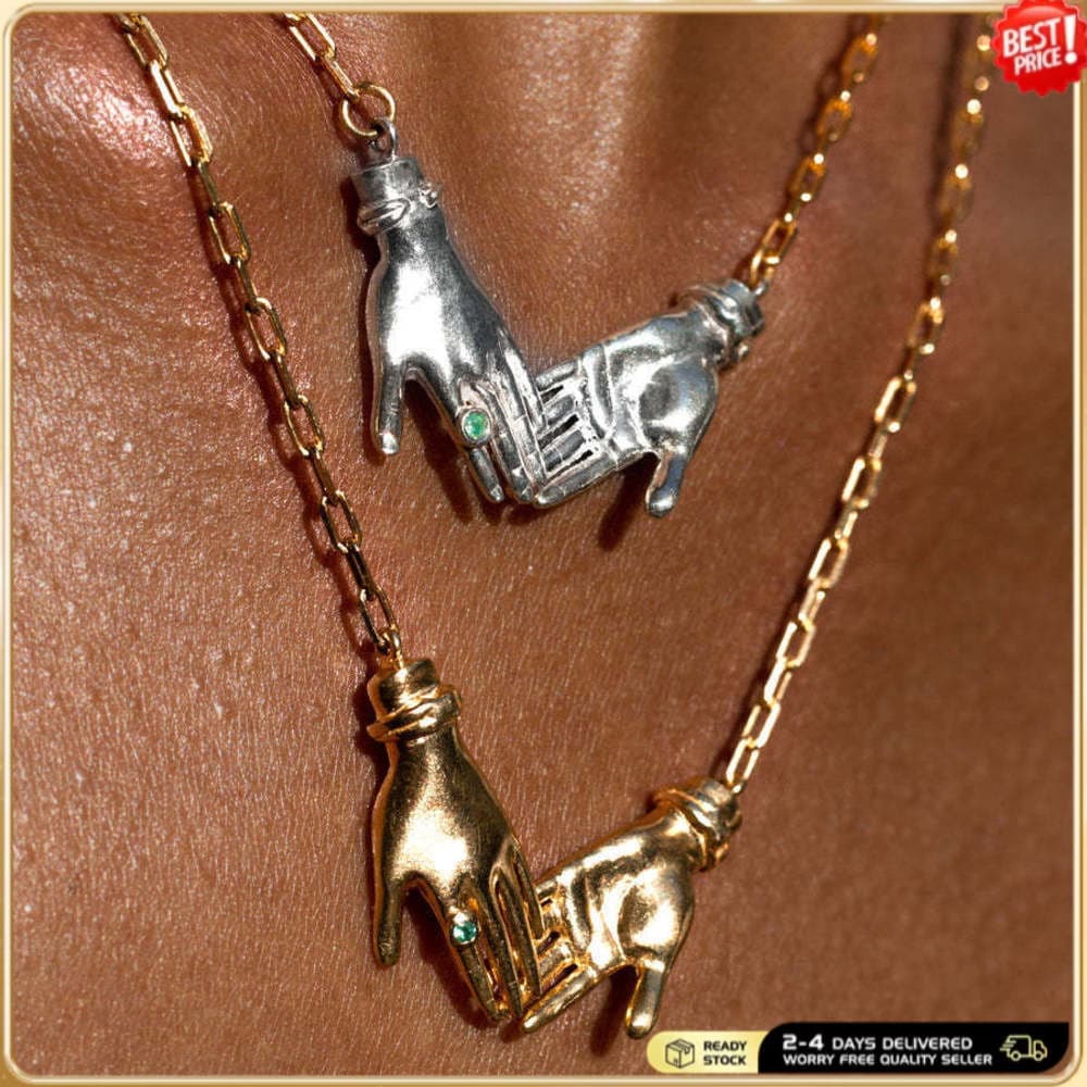 Colar elegante e leve para a clavícula, incrustado com zircônia, banhado a ouro, com um design simples de palmeira, adeq