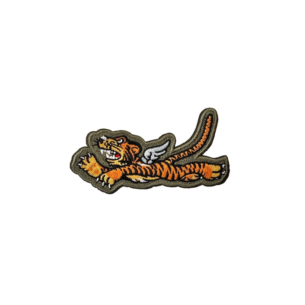 Tigres voadores tigres voadores emblema bordado segunda guerra mundial emblema comemorativo mochila colete Velcro distin
