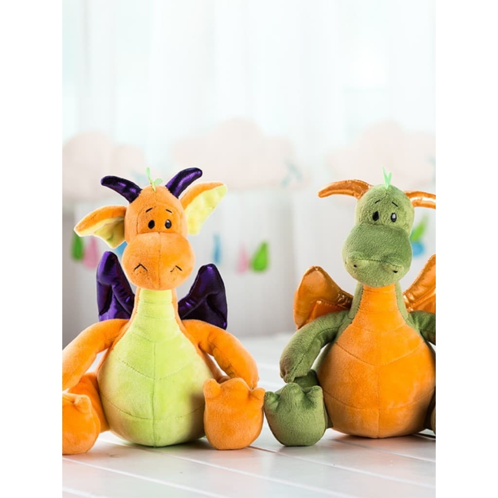 Brinquedo de pelúcia tamanho pequeno 1-3 anos de idade menina colorido dinossauro travesseiro boneca bonito presente ani