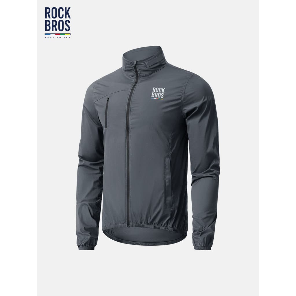 Rock Brothers Tianlu Ciclismo Blusão Jaqueta de bicicleta de estrada à prova de vento de manga comprida Camisa de ciclis