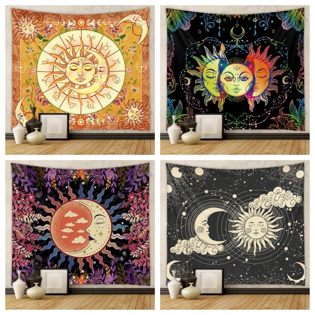 Tapeçaria boêmia para decoração de casa, tapeçaria para decoração de ambientes, tecido de fundo, tapeçaria estilo ins, t