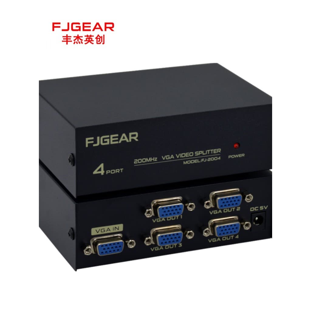 Fengjie 2004 porta VGA divisor um ponto quatro HD computador TV Display frequência dividida um em quatro saídas 1 Tuo 4