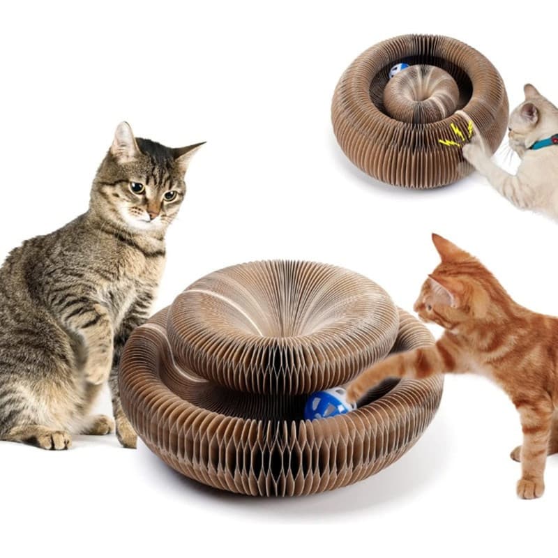 Arranhador Gato Brinquedo Pra Gato Interativo Catnip Bolinha Com Amor Para Pets