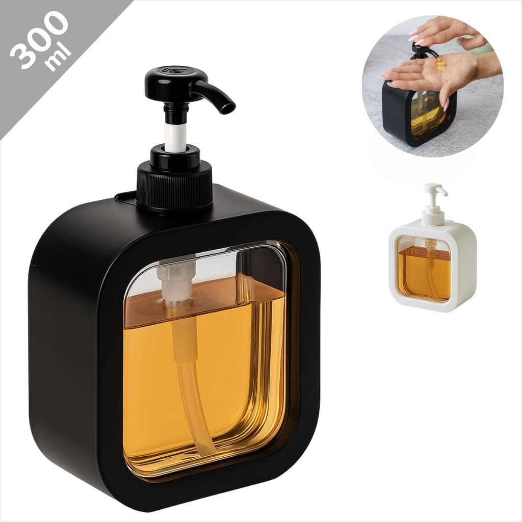 Porta Sabonete Liquido 300ml Sabão Shampoo Condicionador Creme para Banheiro