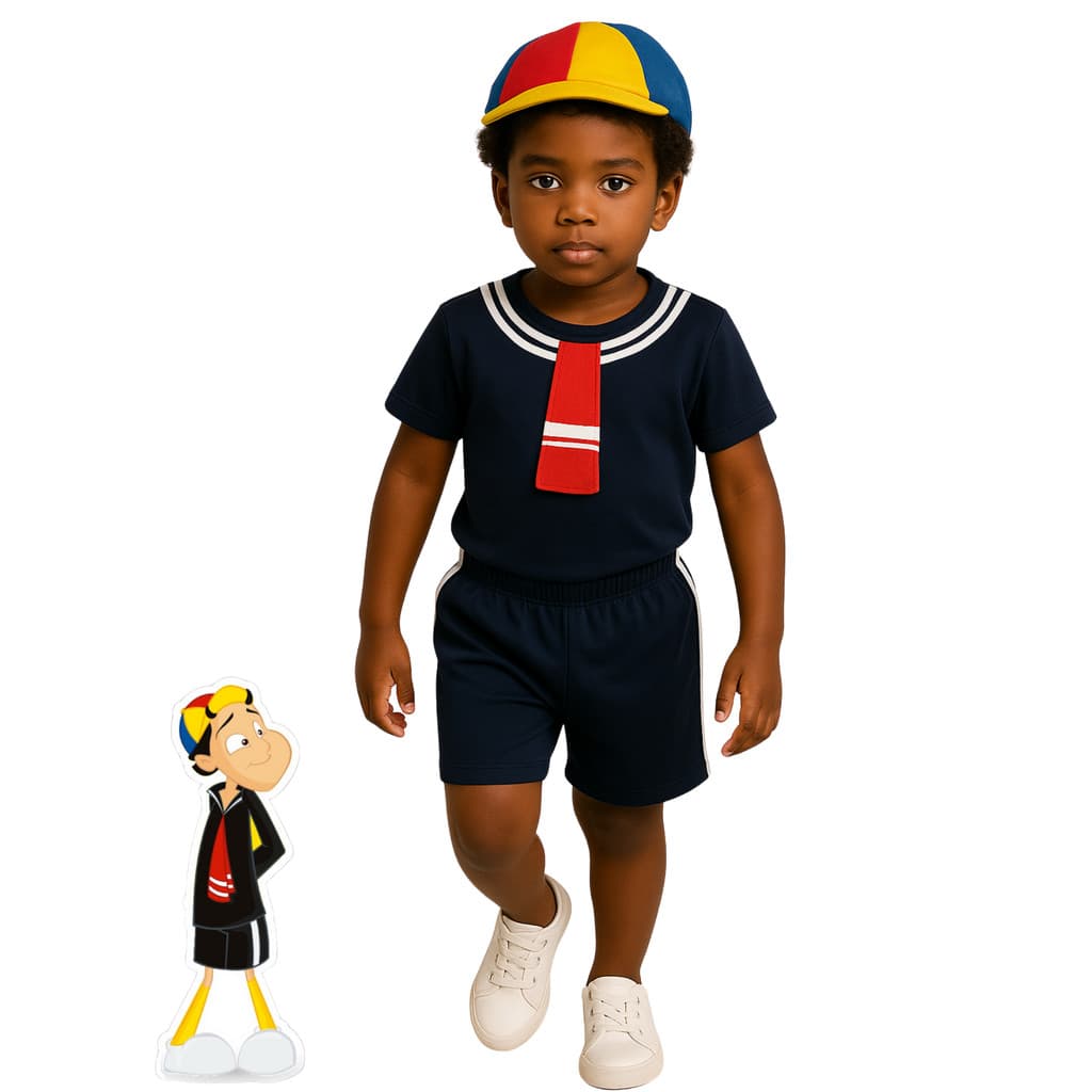 Fantasia Kiko Turma Chaves Temático Infantil