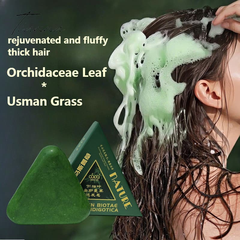 Sabonete De Cabelo Artesanal Orchidaceae Shampoo Lavagem Usman Grama Polygonum Multiflorum Antiguidade