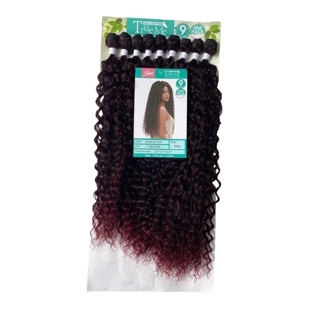 Cabelo Cacheado Orgânico Michelle Plus 320gr 9 Telas