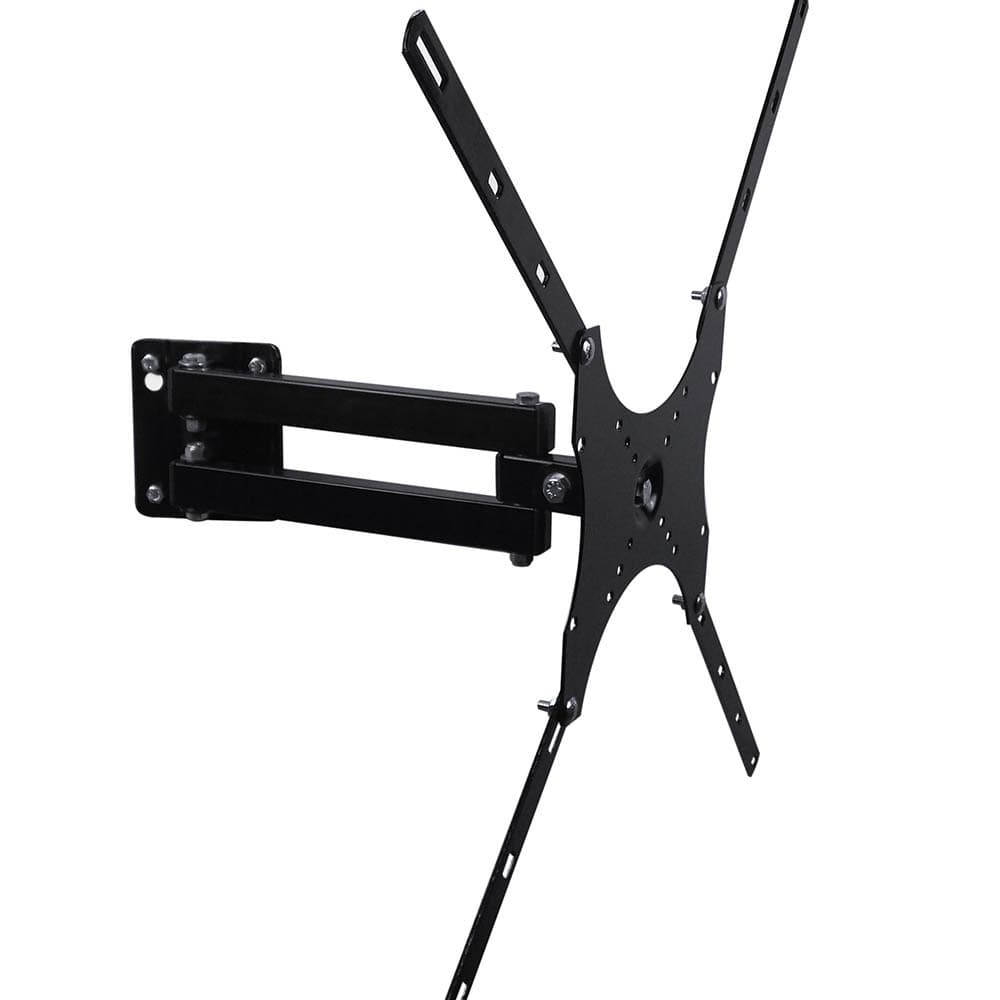 Suporte para TV Bi Articulado Longo Com Engate Rápido LED LCD Smart Até 42" Inclinação 30° Rotação 360° VESA 400x400