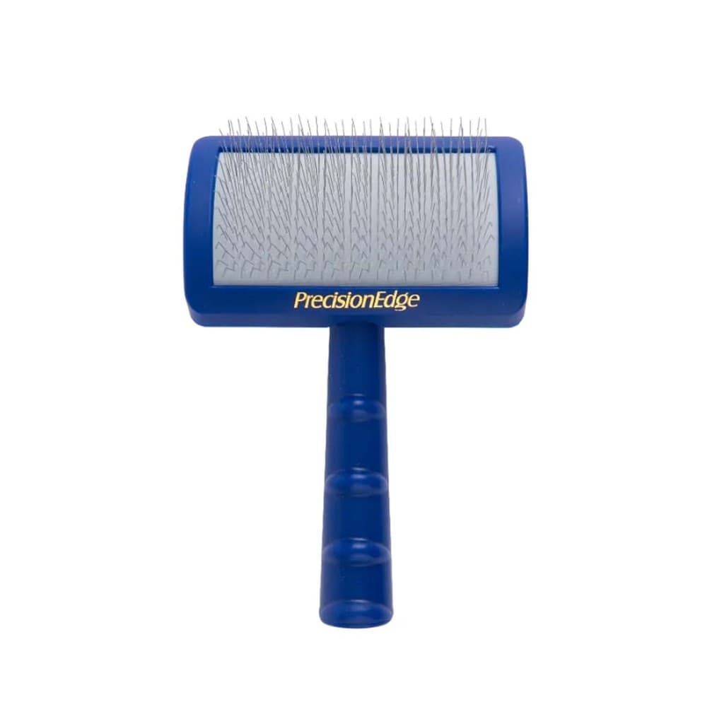 Rasqueadeira Super Curva 17mm PrecisionEdge – Azul, Cerdas Macias | Ideal para Desembolo e Acabamento