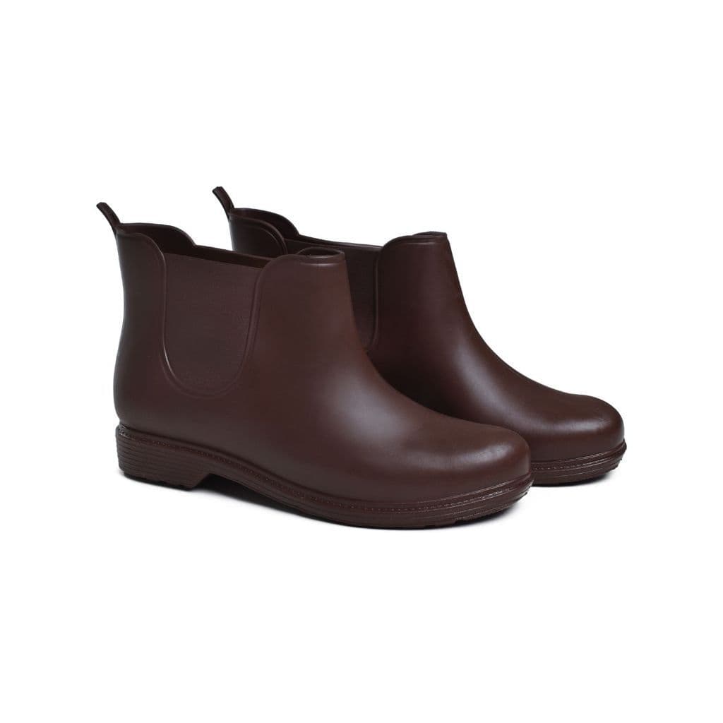 Galocha Feminina Impermeável PVC Antiderrapante Bota de Chuva Cano Curto Confortável