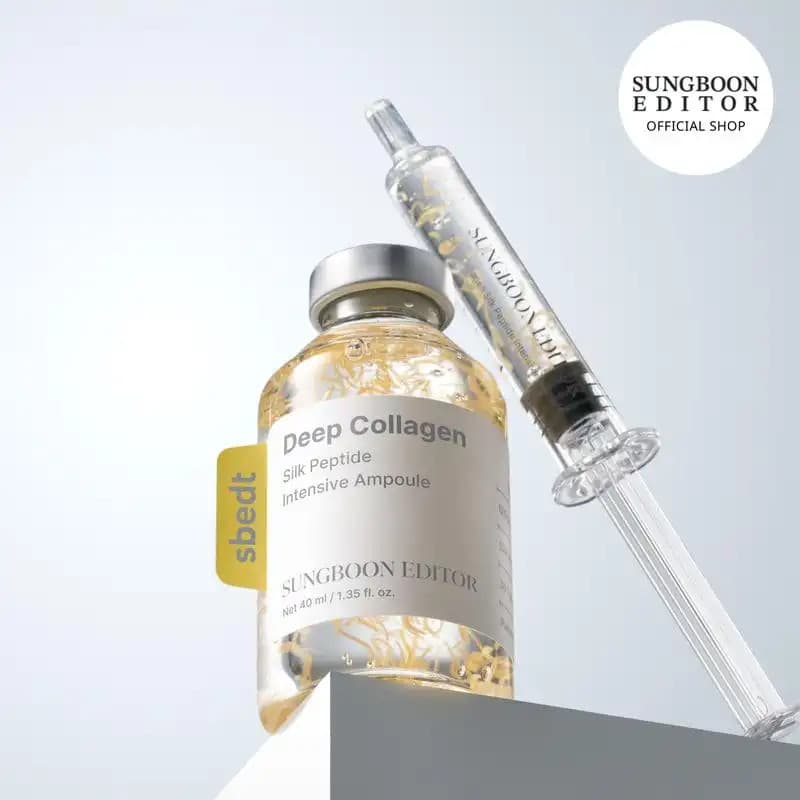 Ampola de Peptídeo Lifting de Seda Sungboon |   Cuidado com Rugas |   Soro Face-Lift em Casa com Peptídeos e Colágeno Pr