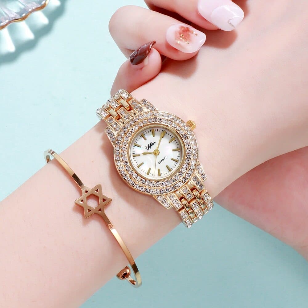 relogio feminino luxo relogio feminino pequeno delicado Influenciador relógio Gypsophila de venda quente feminino pequen