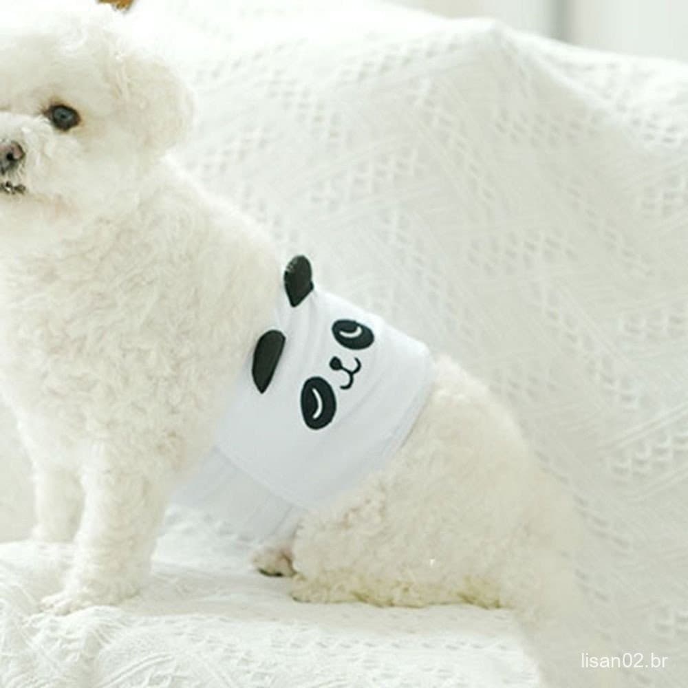 Cinta Fisiológica LANFY para Cães, Calças Curtas Macias e Ajustáveis, Lavável e Reutilizável, Cortesia para Animais de E