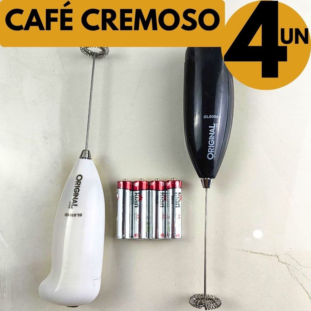 Mini Mixer Elétrico a Pilha Para Café Cremoso Cappuccino Leite Shake Misturador de Bebidas Cozinha
