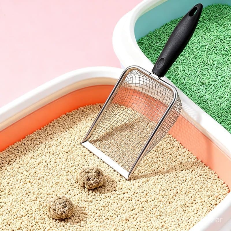 2/3/4 Unidades Pá De Areia Felina Filtra Rapidamente SuperfíCie Lisa Grip ConfortáVel Material DuráVel