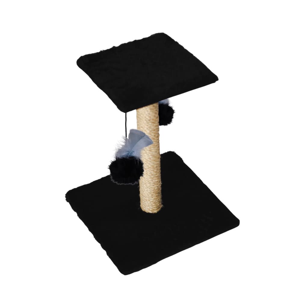ARRANHADOR DUO SQUARE CAT ARRANHADOR DUPLO COM POMPOM