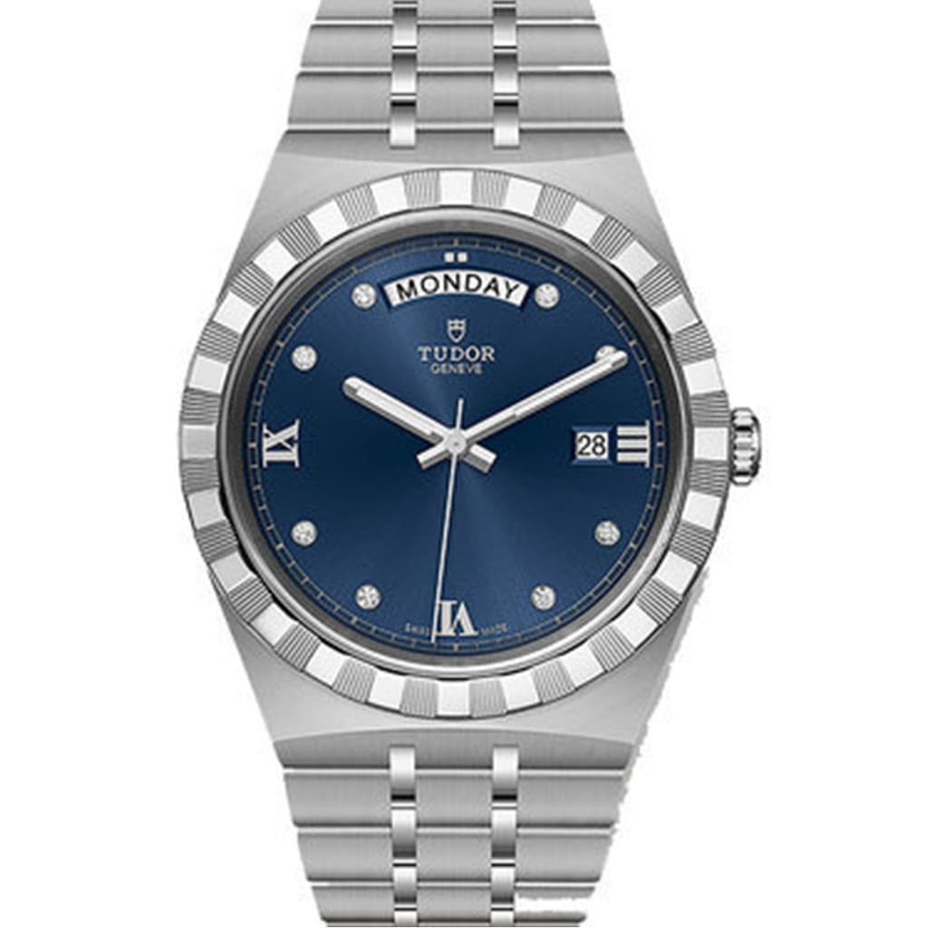 Tudor Royal 41 Relógio Masculino Original Diamante Máquina Automática 28600