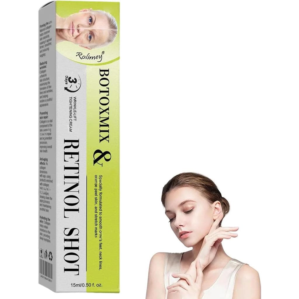 Retielle Creme Retinol, 2026 Retinol Shot Tightening Booster, Para Rugas e Linhas Finas, Firmador para Todos os Tipos de