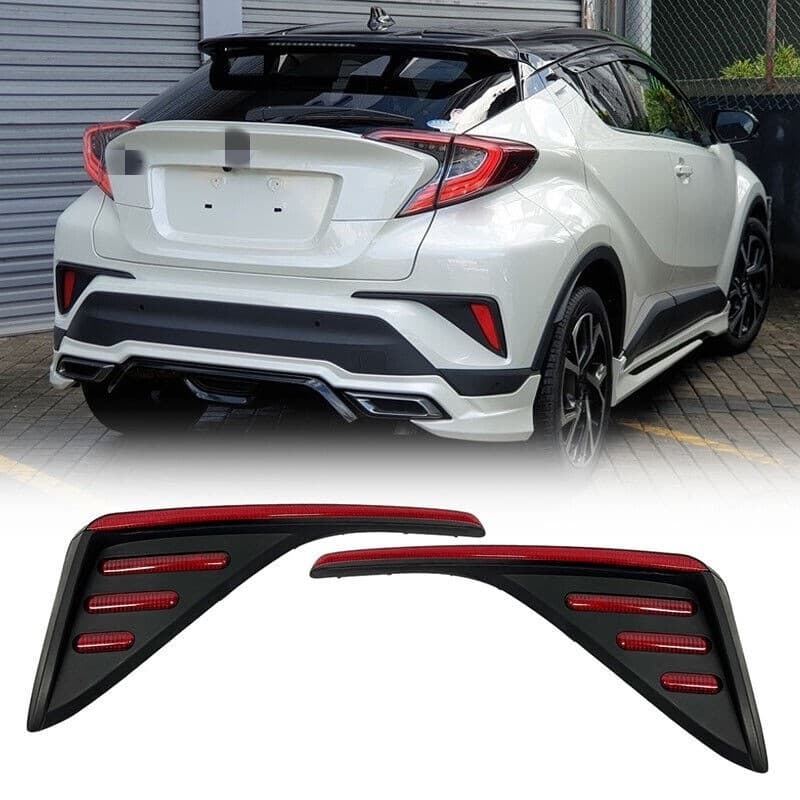 Para Toyota CHR C-HR 2016 2017 2018 2019 2020 2021 Amortecedor Traseiro Refletor Luz De Freio LED Lâmpada