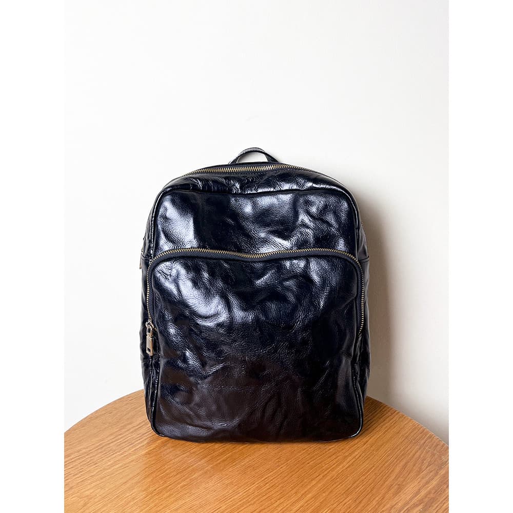 Simples Original couro genuíno mochila feminina primeira camada de couro Retro Unisex estilo masculino pequena mochila