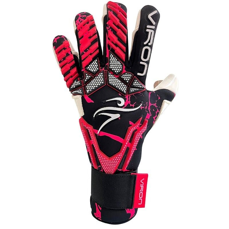 Luva de Goleiro Viron Spirit Vermelha/Preta