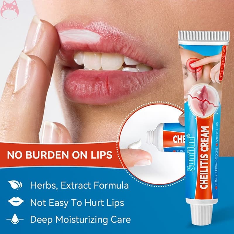 20g Creme De Cheilite Inflamação Herpes Labiais Pomada Antibacteriana Lábios Captados Rugas Rehidratação Dos Cuidados Co