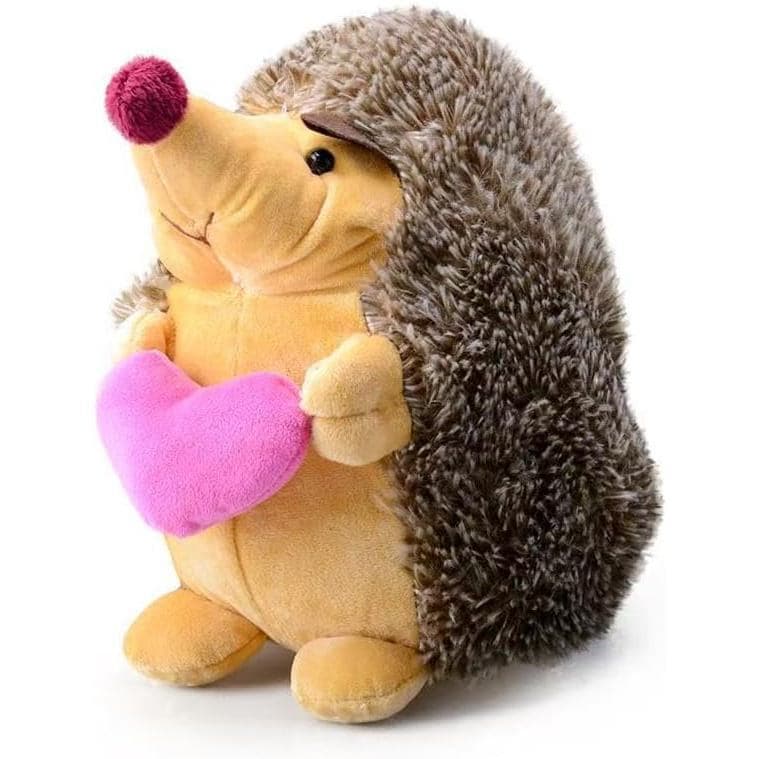 Pelúcia De Ouriço Fofo De 9.8 " – Bicho De Ultramacio E Presente De Coração Para Crianças Adultos , Perfeito Aniversário