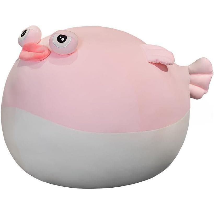 Travesseiro De Pelúcia Fofo De Peixe Soprador – Brinquedo De Simulação , Bicho Macio Para Meninas , Meninos E Adultos ,