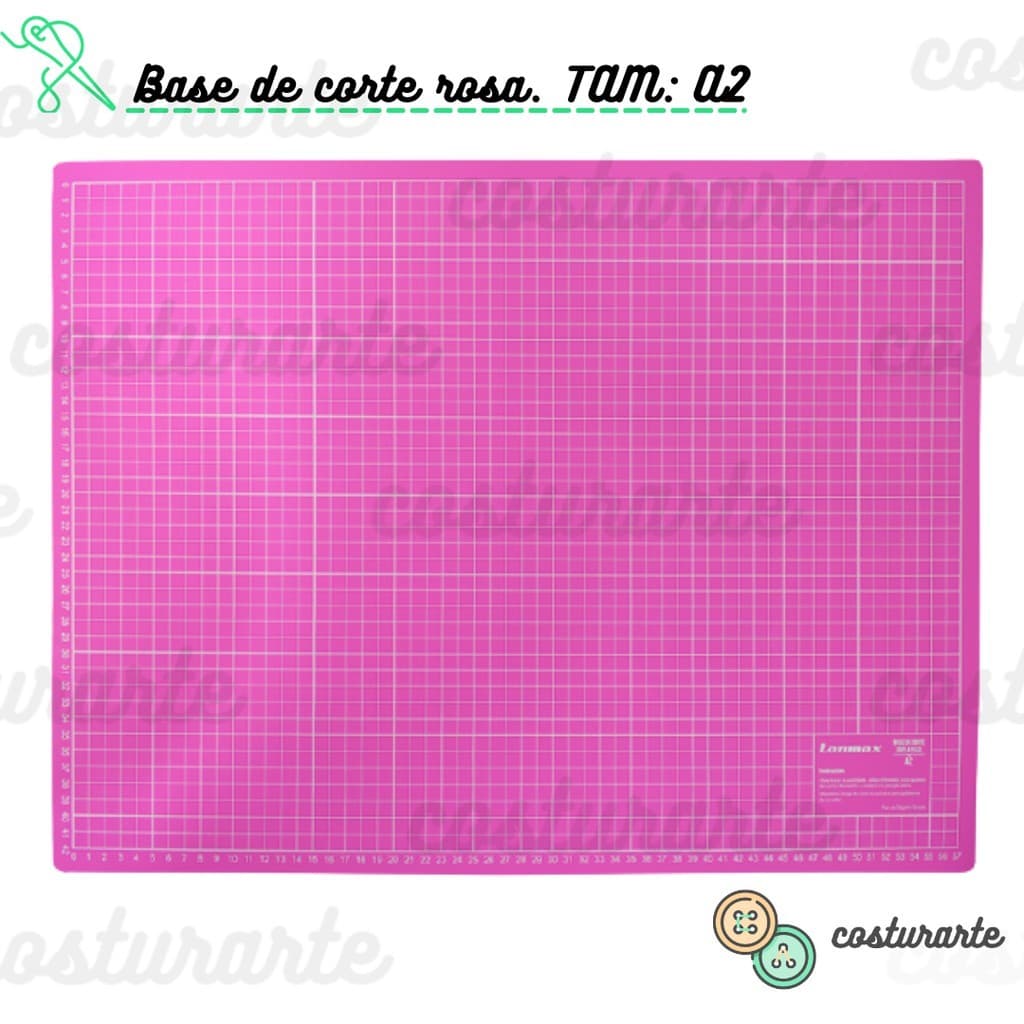 Base de corte A2 (60X45CM) - PARA PATCHWORK/ARTESANATO/MODELAGEM/SCRAPBOOK