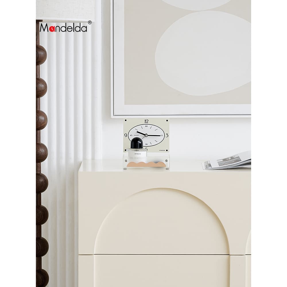 Mandelda marca coreana entrada pêndulo mesa decoração relógio sala de estar criativo Desktop ornamentos criativos