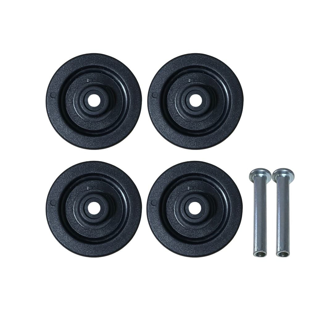 Kit 4 Rodinhas De Mala Giratória Para Substituição