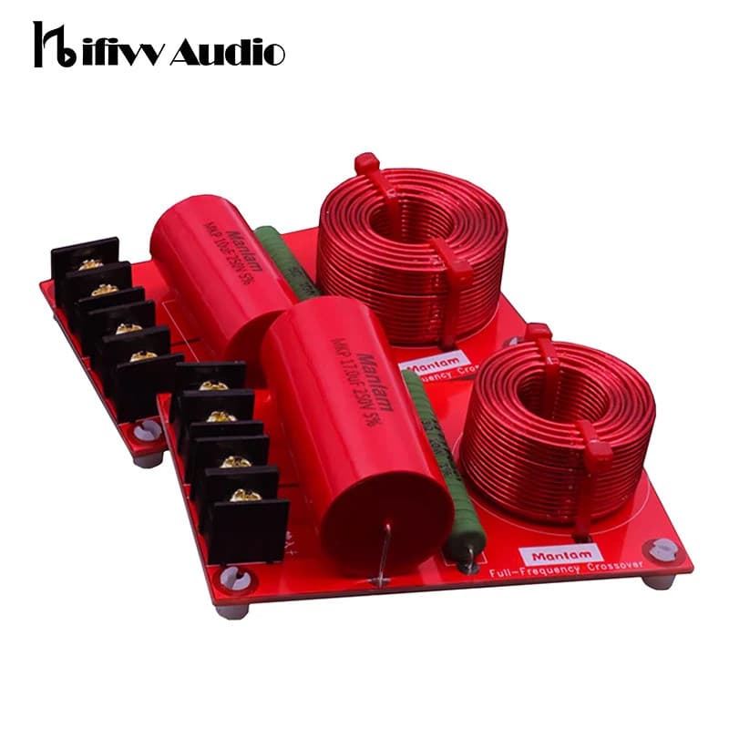 Filtro de Alto-Falante HiFi de Faixa Completa, Placa de Filtros RCL LCR Profissional para Amplificador de Áudio Doméstic