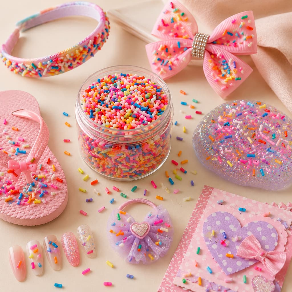 Fimo Fatiado Granulado 10g Nail Art Slime Artesanato Laços Scrapbook Unhas Decoradas
