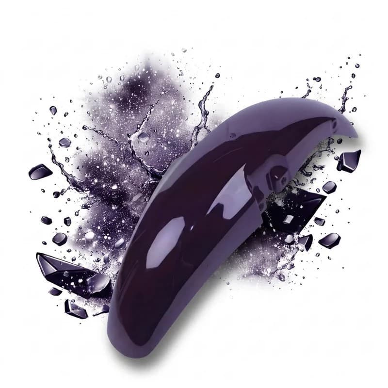 Carenagem Paralama Dianteiro Fan 125 Roxo 2011 2012 2013 Ks Es